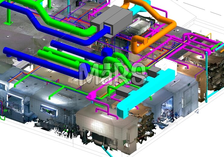 Scan to BIM for Industrial Building